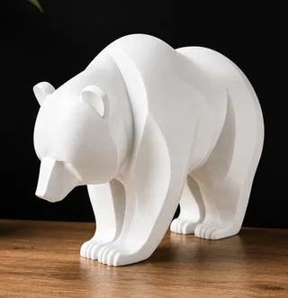 Escultura Oso Minimalista 15 cm - Ariz Creativo