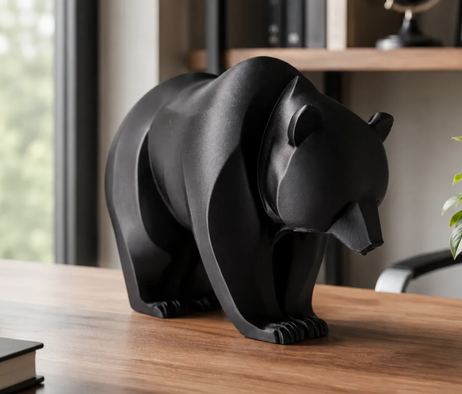 Escultura Oso Minimalista 15 cm - Ariz Creativo