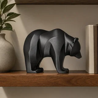 Escultura Oso Minimalista 15 cm - Ariz Creativo
