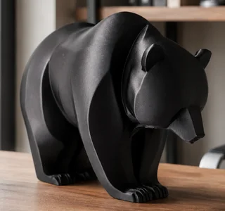 Escultura Oso Minimalista 15 cm - Ariz Creativo