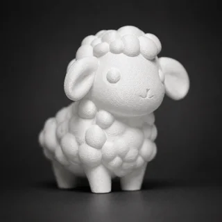 Escultura Oveja Acabado Roca - Ariz Creativo