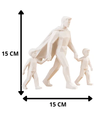 Escultura Padre con Hijos - Ariz Creativo