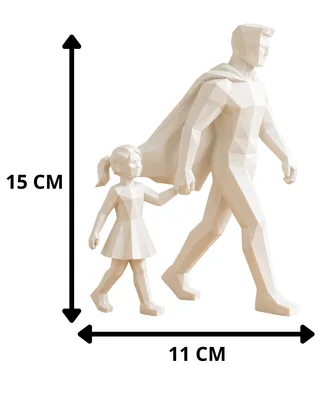 Escultura Padre con Hijos - Ariz Creativo