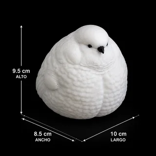 Escultura Pájaro Gordito - Ariz Creativo