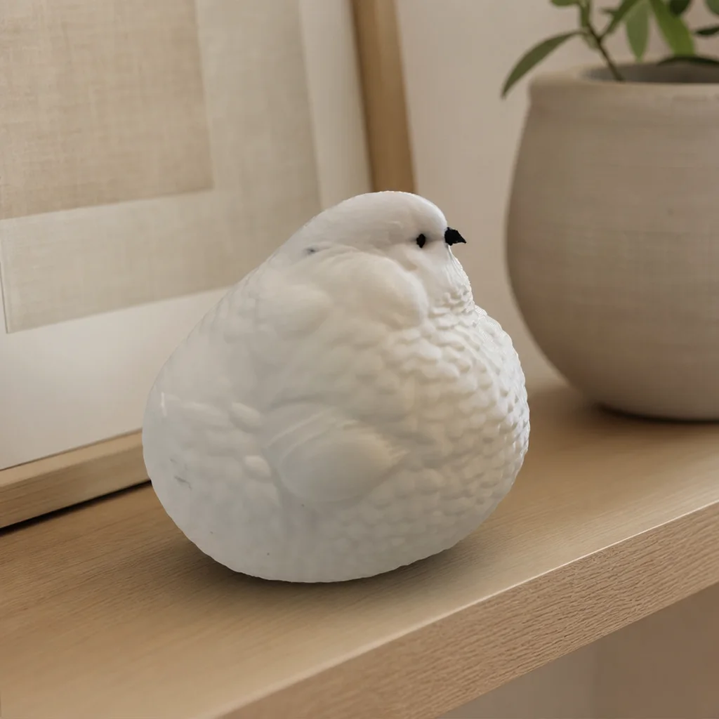 Escultura Pájaro Gordito - Ariz Creativo