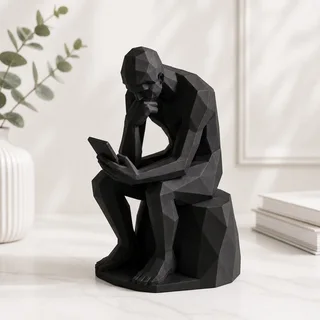 Escultura Pensador con Celular - Ariz Creativo