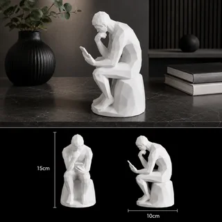 Escultura Pensador con Celular - Ariz Creativo