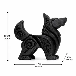 Escultura Perro Azteca 12 cm - Ariz Creativo
