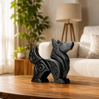 Escultura Perro Azteca 12 cm - Ariz Creativo