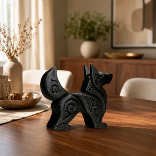 Escultura Perro Azteca 12 cm - Ariz Creativo