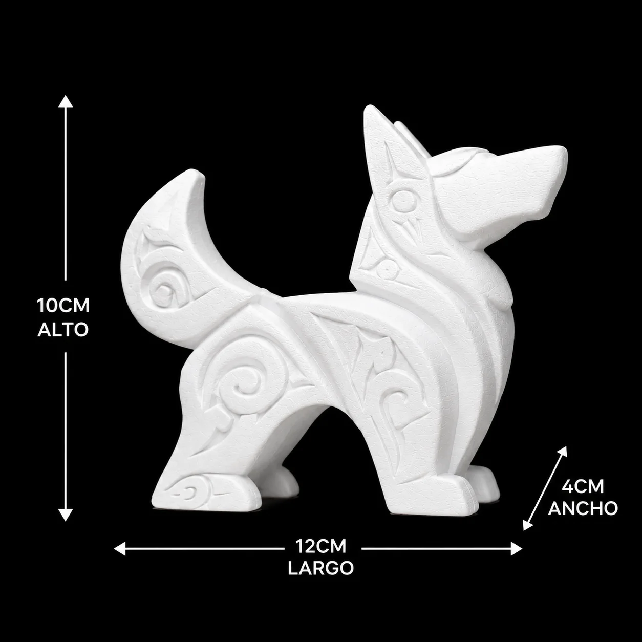 Escultura Perro Azteca 12 cm - Ariz Creativo
