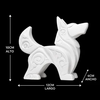 Escultura Perro Azteca 12 cm - Ariz Creativo