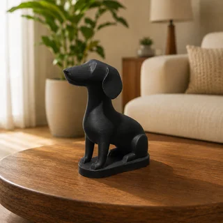 Escultura Perro Sentado 13 cm