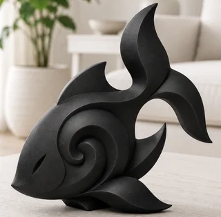 Escultura Pez de la Suerte - Ariz Creativo
