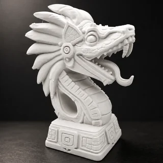 Escultura Quetzalcóatl 15 cm - Ariz Creativo