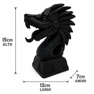 Escultura Quetzalcóatl 15 cm - Ariz Creativo