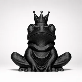 Escultura Rana Rey con Corona - Ariz Creativo