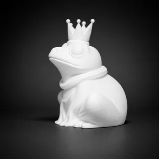 Escultura Rana Rey con Corona - Ariz Creativo