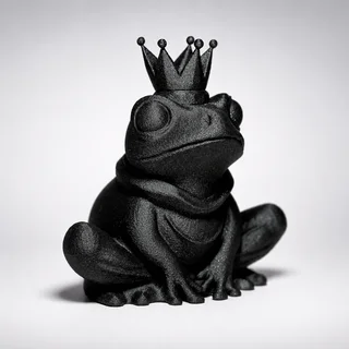 Escultura Rana Rey con Corona - Ariz Creativo