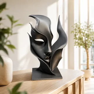 Escultura Rostro de Mujer Abstracto - Ariz Creativo