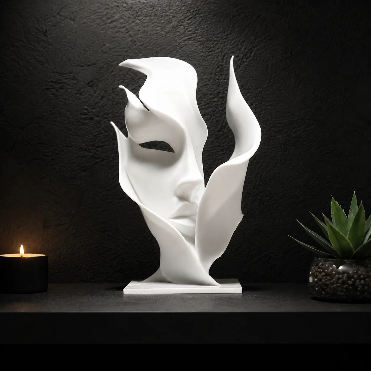 Escultura Rostro de Mujer Abstracto - Ariz Creativo