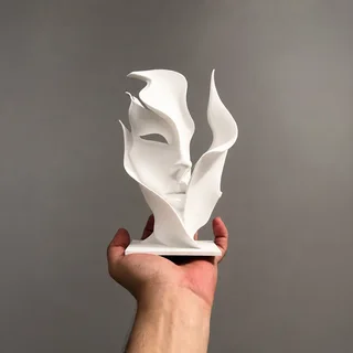 Escultura Rostro de Mujer Abstracto - Ariz Creativo