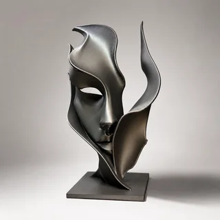 Escultura Rostro de Mujer Abstracto - Ariz Creativo