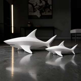 Escultura Tiburón Moderna - Ariz Creativo