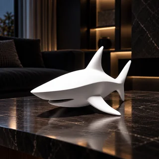 Escultura Tiburón Moderna - Ariz Creativo