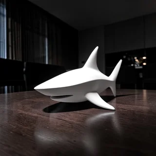 Escultura Tiburón Moderna - Ariz Creativo