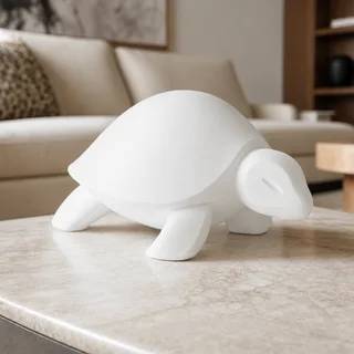 Escultura Tortuga Minimalista 15 cm - Ariz Creativo