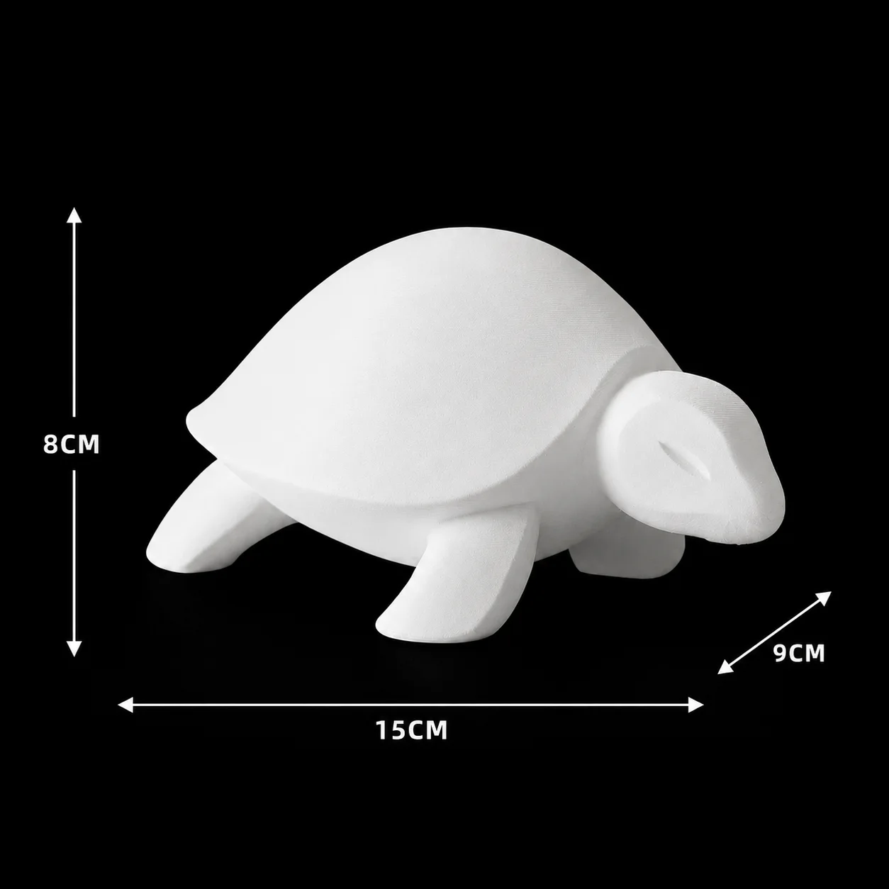 Escultura Tortuga Minimalista 15 cm - Ariz Creativo
