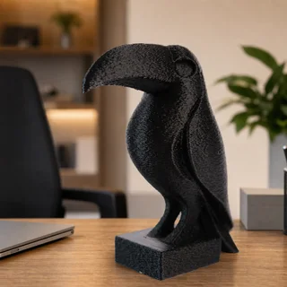 Escultura Tucán Minimalista 15 cm