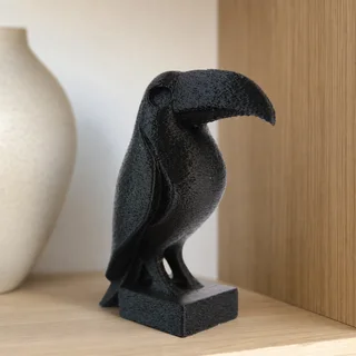 Escultura Tucán Minimalista 15 cm - Ariz Creativo