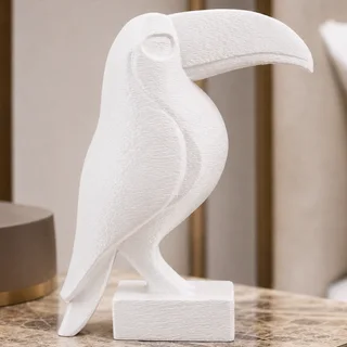 Escultura Tucán Minimalista 15 cm - Ariz Creativo