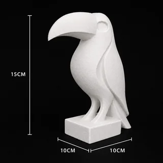 Escultura Tucán Minimalista 15 cm - Ariz Creativo