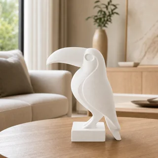 Escultura Tucán Minimalista 15 cm - Ariz Creativo