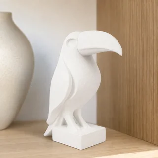 Escultura Tucán Minimalista 15 cm - Ariz Creativo