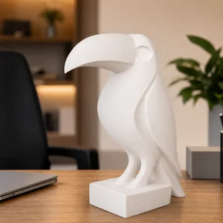 Escultura Tucán Minimalista 15 cm - Ariz Creativo