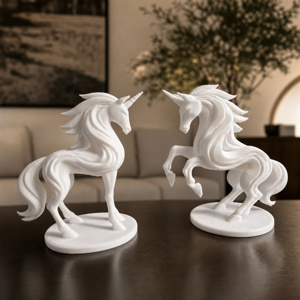 Detalle de Escultura Unicornio 15 cm