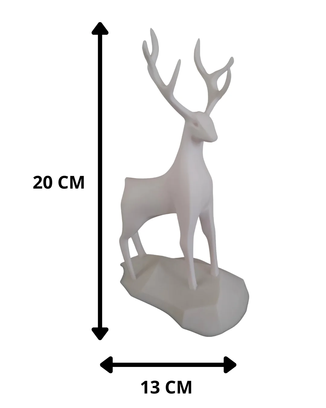 Escultura Venado 20 cm - Ariz Creativo