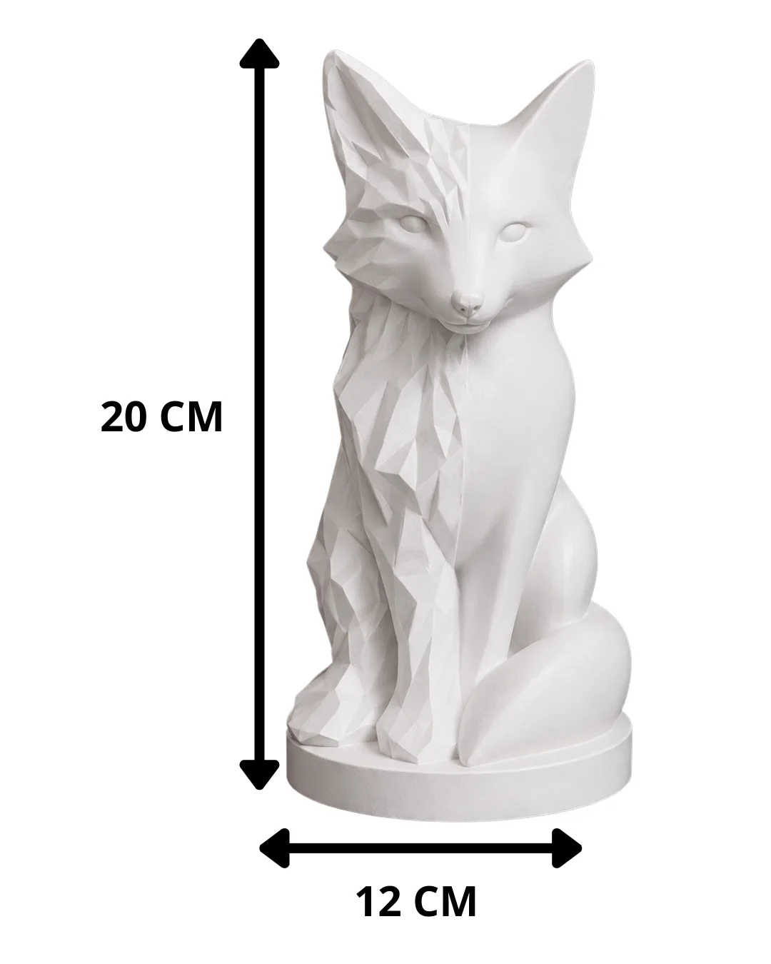 Escultura Zorro Espiritual 20 cm - Ariz Creativo