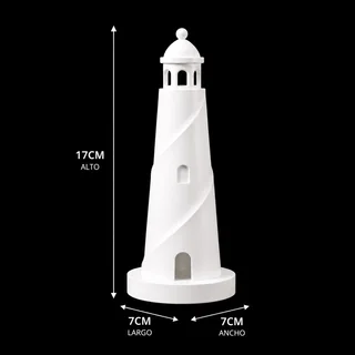Faro Decorativo 17 cm - Ariz Creativo