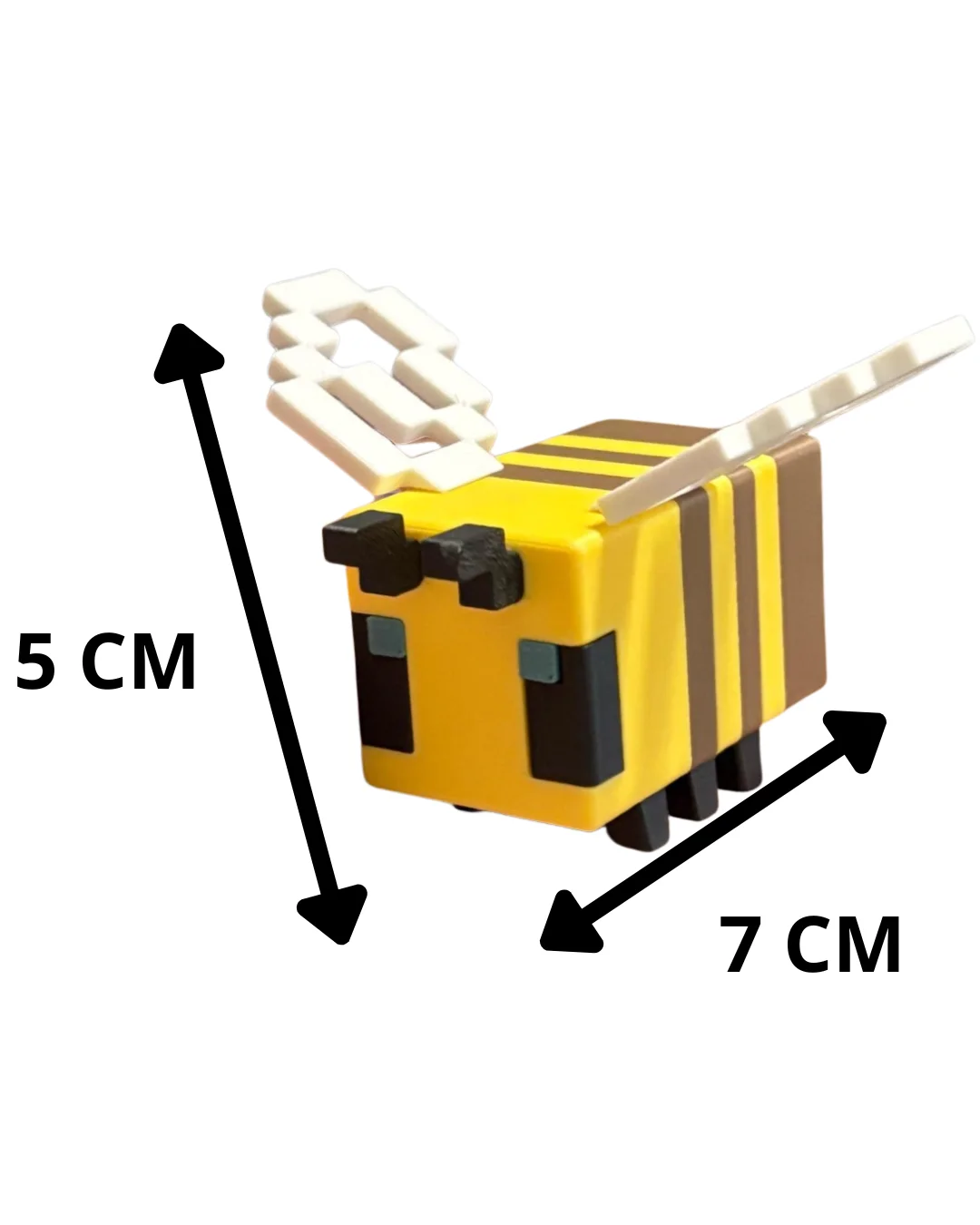 Figura Abeja de Minecraft 7 cm - Ariz Creativo