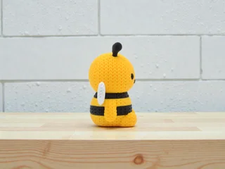Figura Abeja Estilo Crochet - Ariz Creativo
