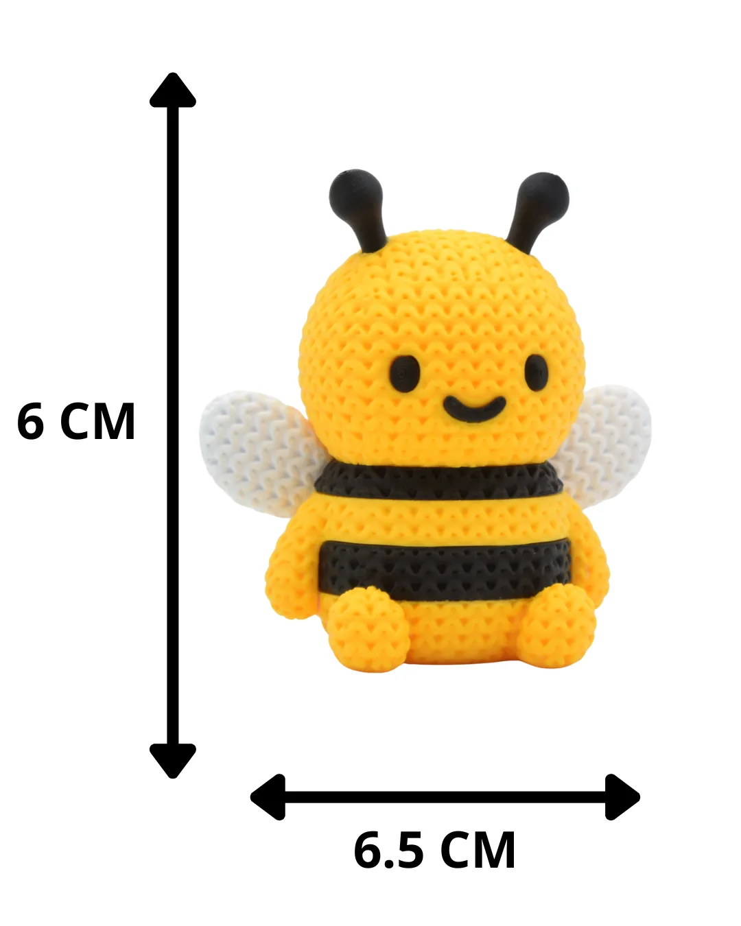 Figura Abeja Estilo Crochet - Ariz Creativo