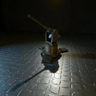 Figura Autocannon Sentry Helldivers 2 - Ariz Creativo