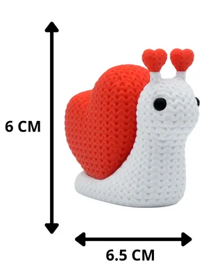 Figura Caracol Corazón Estilo Crochet - Ariz Creativo
