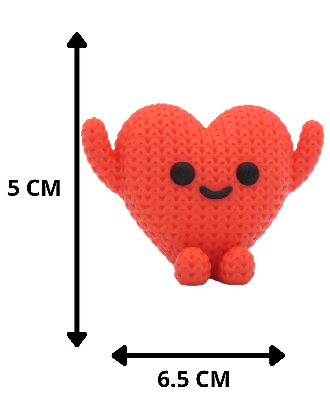 Figura Corazón Estilo Crochet - Ariz Creativo