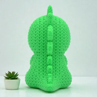 Figura Dinosaurio Estilo Crochet - Ariz Creativo